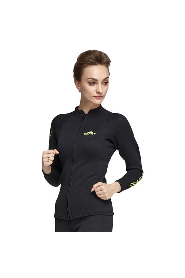 Sbart Womens 2mm Wetsuit Jacket Long Sleeve Top