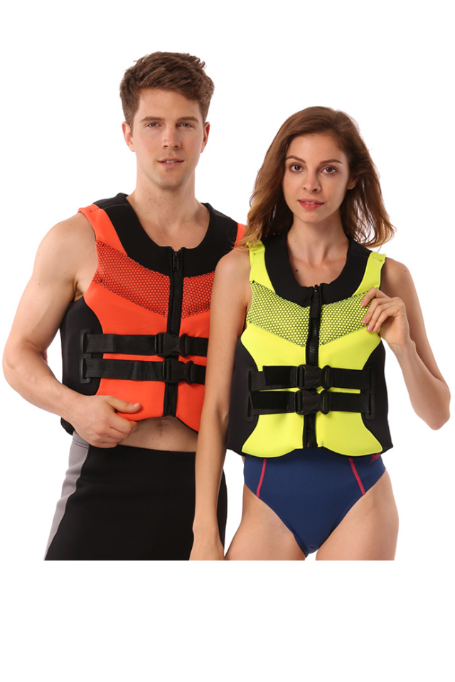 SENHON Adults\' PVC Buoyancy Plus Size Life Jacket