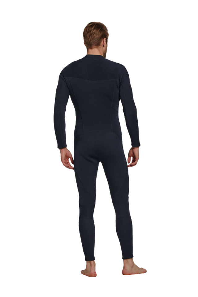 Sbart Men\'s 3mm Neoprene Long Sleeve Front Zip Sun Protection Wetsuit 