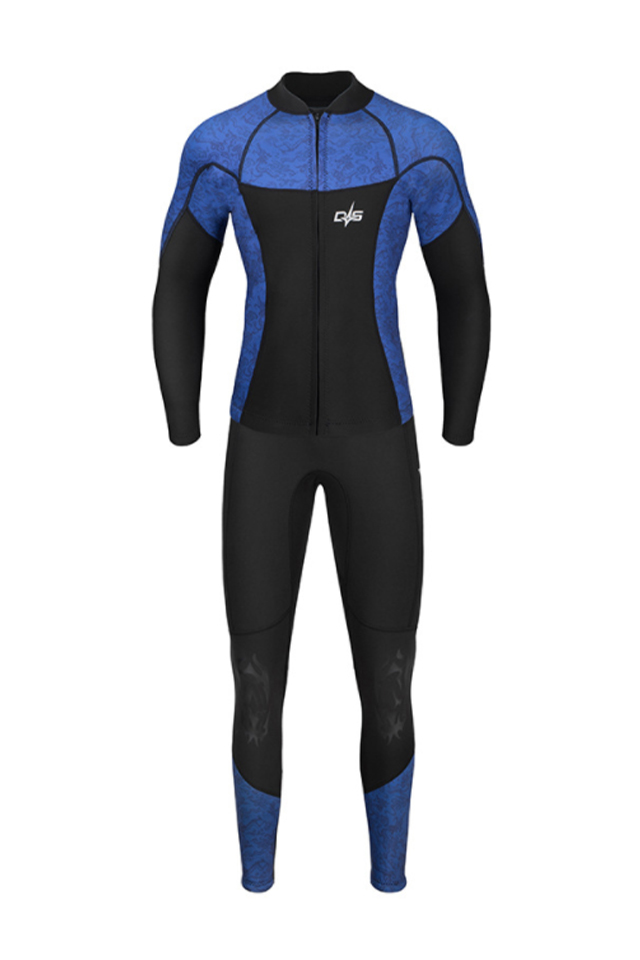 DIVESTAR 3MM Neoprene Two Pieces Long Sleeve Wetsuit