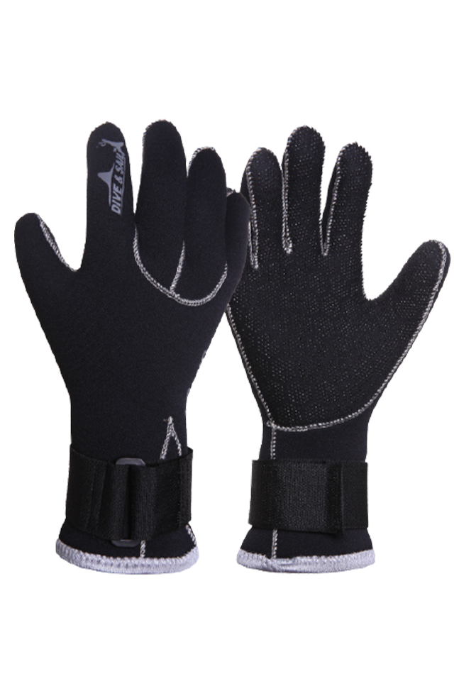 DIVE&SAIL Adults\' 3MM Neoprene Abrasion Resistant Warm Wetsuit Gloves