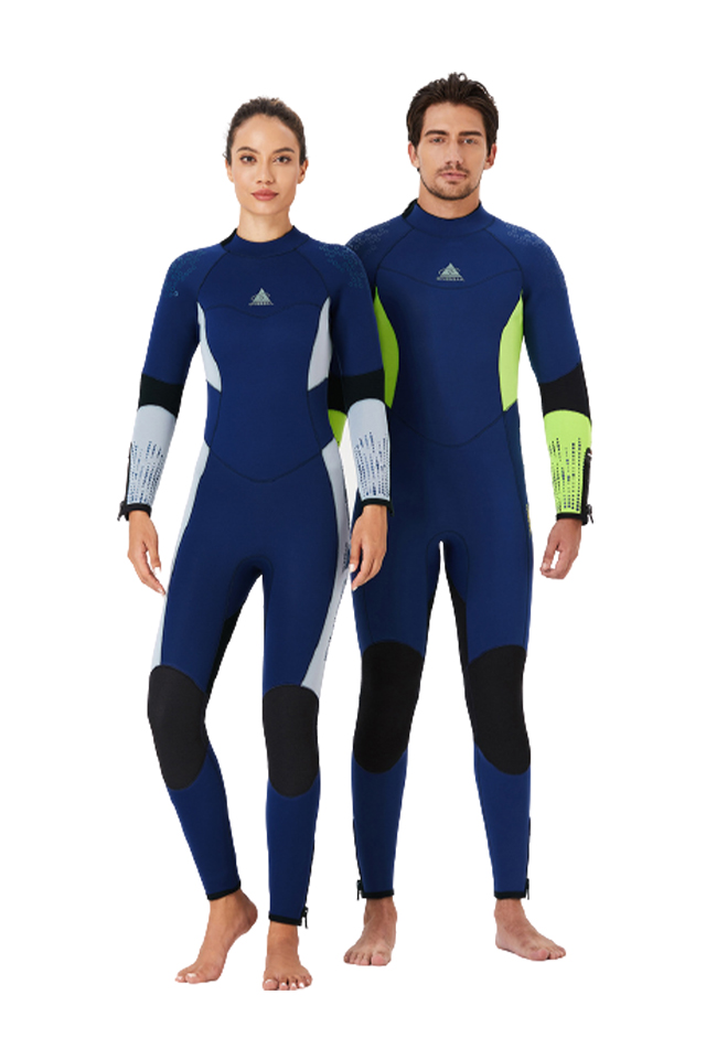 DIVE&SAIL Couples' 5MM Neoprene Full Body Back Zip Warm Wetsuit