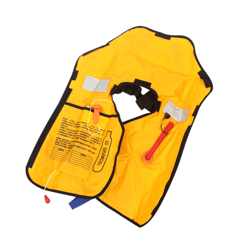 Huiheng Adult Manual Inflatable Life Vest Type 5 Life Jacket for Fishing Paddle Boarding
