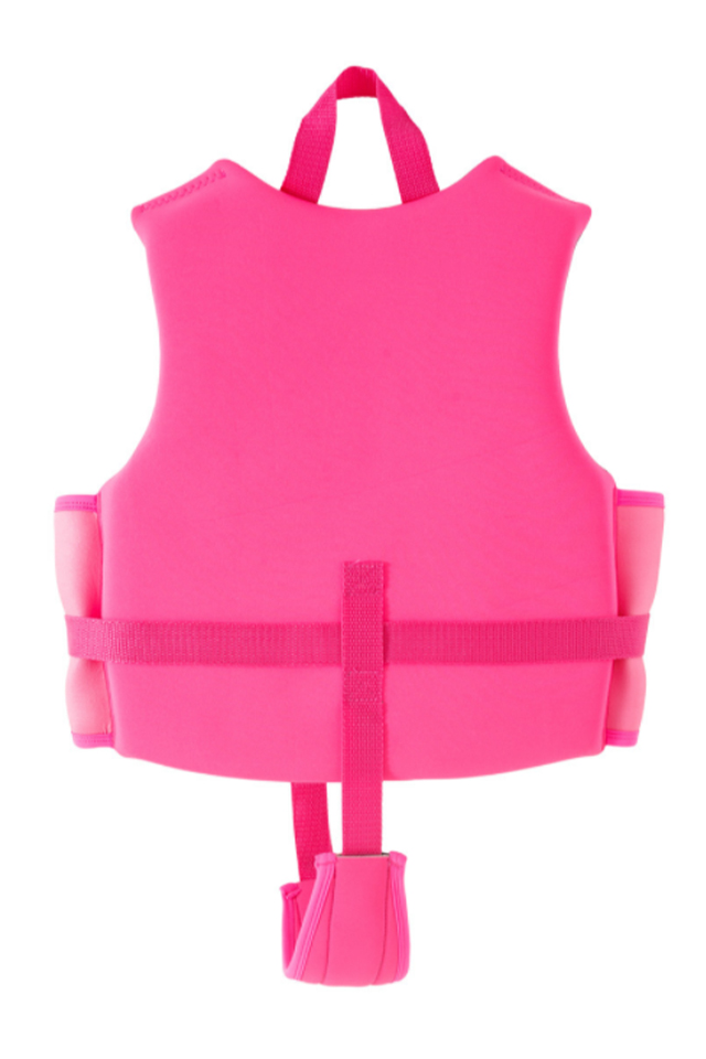 Newao Girls\' Neoprene Cartoon Adjustable Strap Swim Life Jacket 