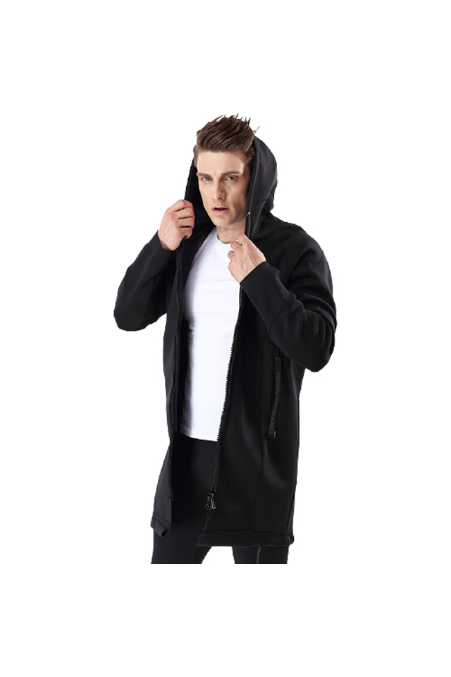 MYLEDI Men's Hooded Windbreaker Waterproof Wetsuit Overcoat