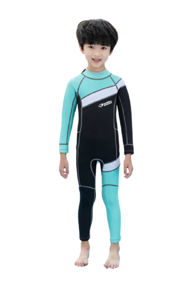 Childrens Full Length Wetsuit yellow/black age 8 years old Boy Girl CHILDS 