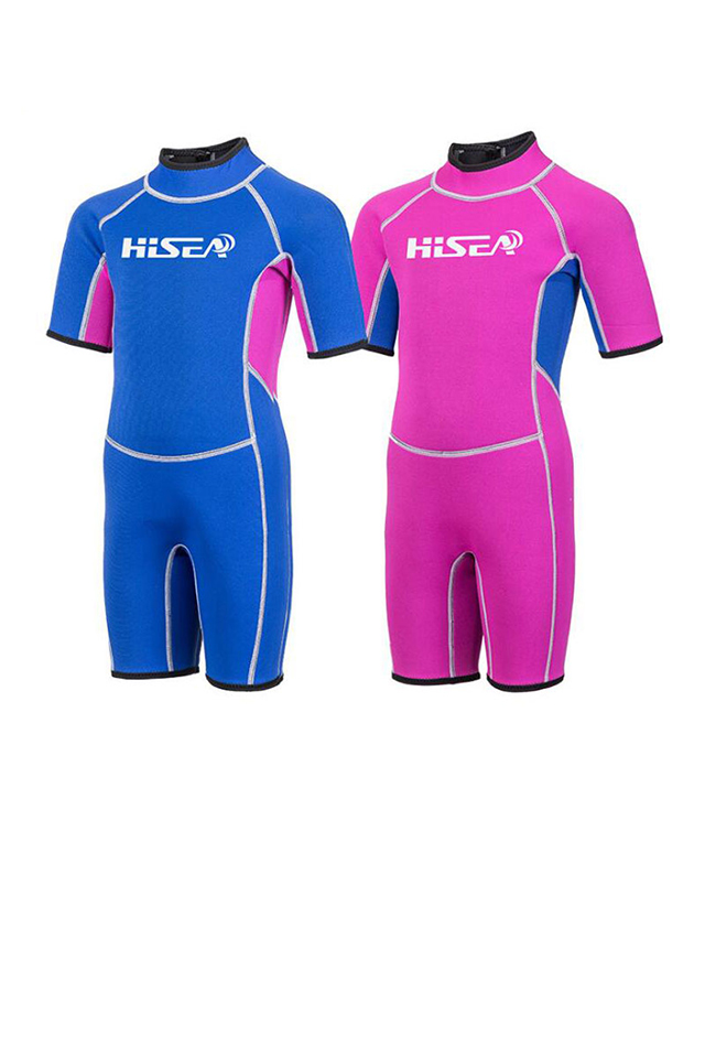 HISEA 2.5mm Junior Shorty Wetsuit for Girls Boys