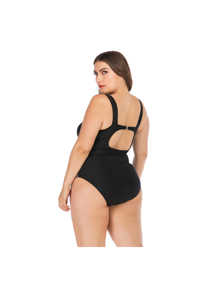 XC women\'s One Piece Backless Plus Size Swimsuit