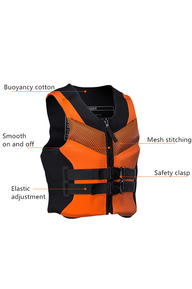 SENHON Adults\' PVC Buoyancy Plus Size Life Jacket
