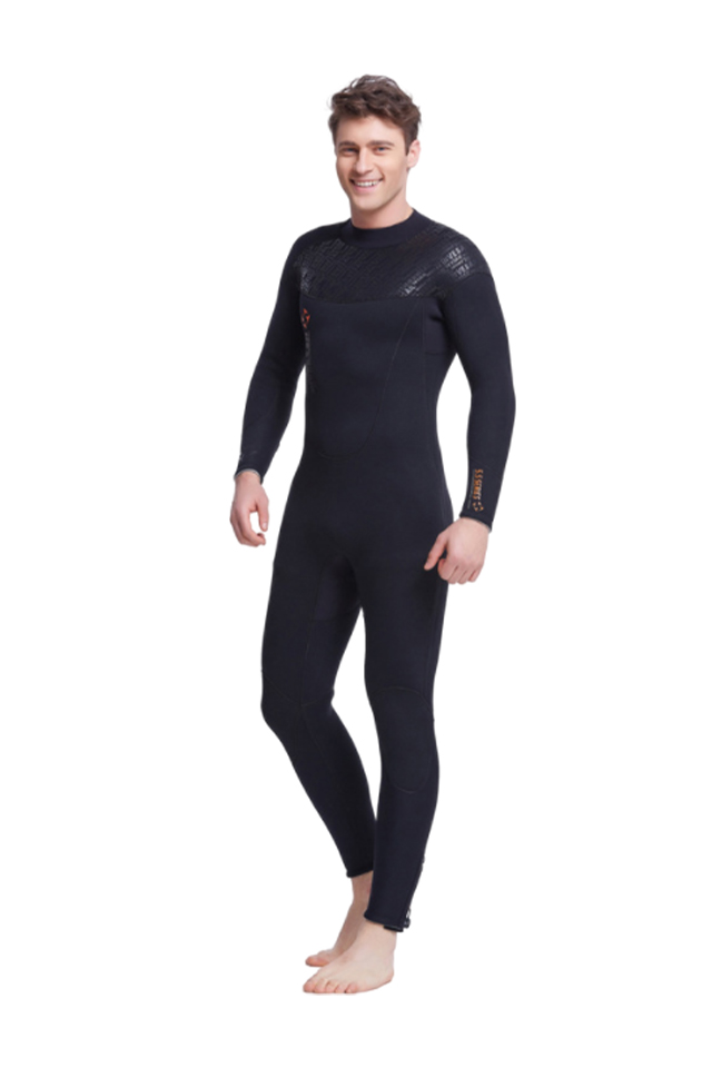DIVE&SAIL Adult's 5MM Neoprene Back Zip Full Body Long Sleeve Wetsuit