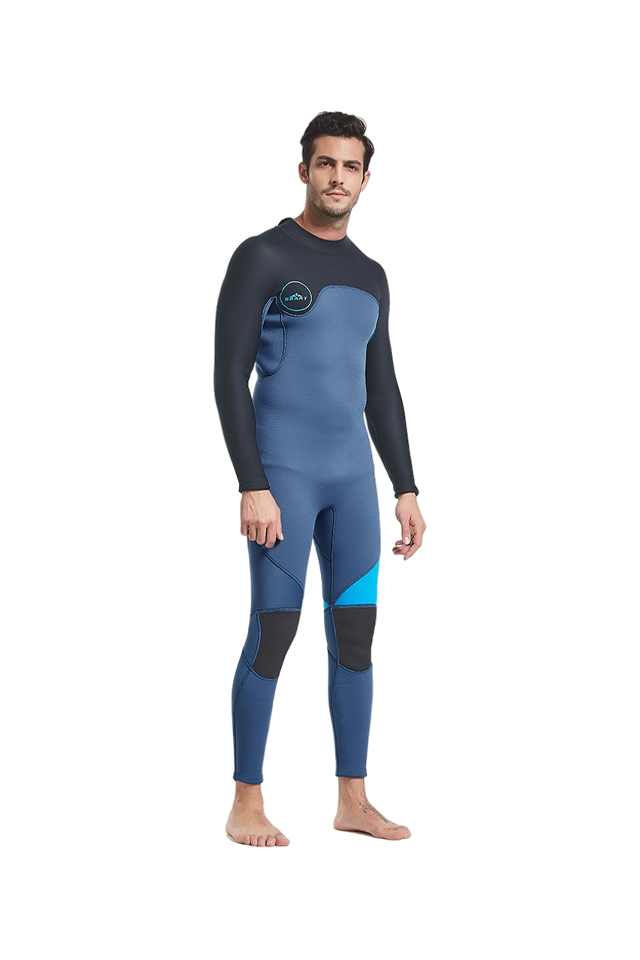 Sbart Mens 3MM Long Sleeve Neoprene Snorkeling Sunscreen Wetsuit