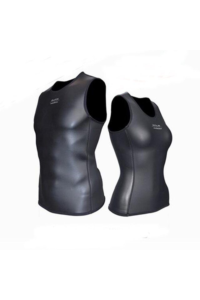 SLINX 2mm CR Smoonth Skin Wetsuit Vest Sleeveless Rubber Diving Surfing Top