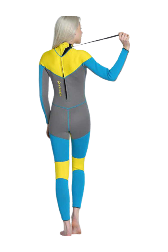 MYLEDI Neoprene 3MM One Piece Back Zip Wetsuit for Women