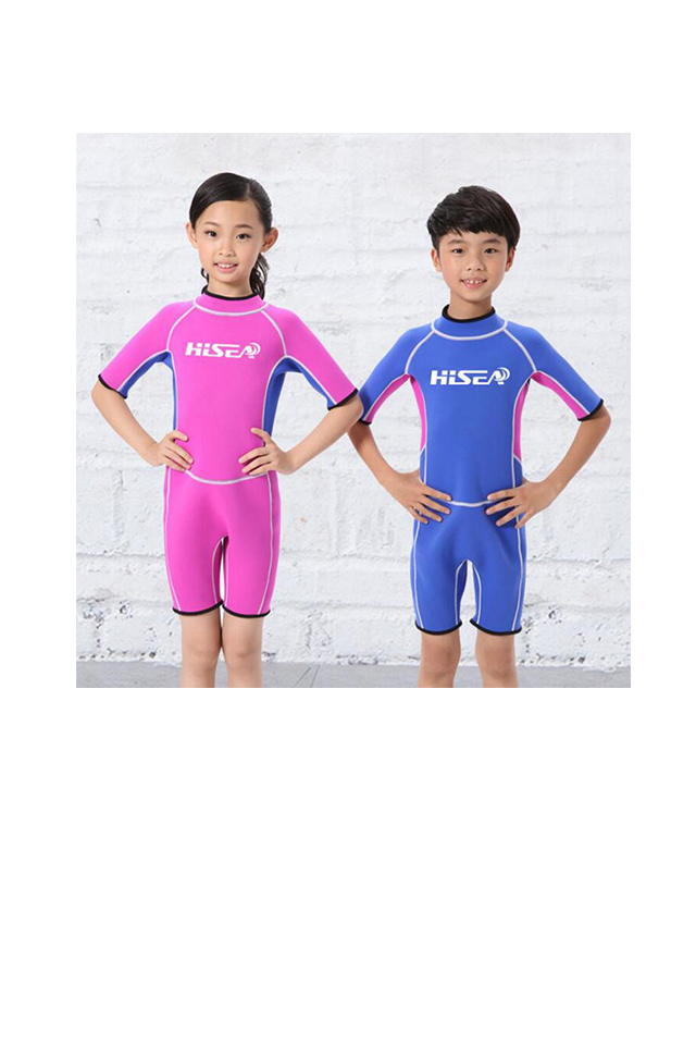 HISEA 2.5mm Junior Shorty Wetsuit for Girls Boys
