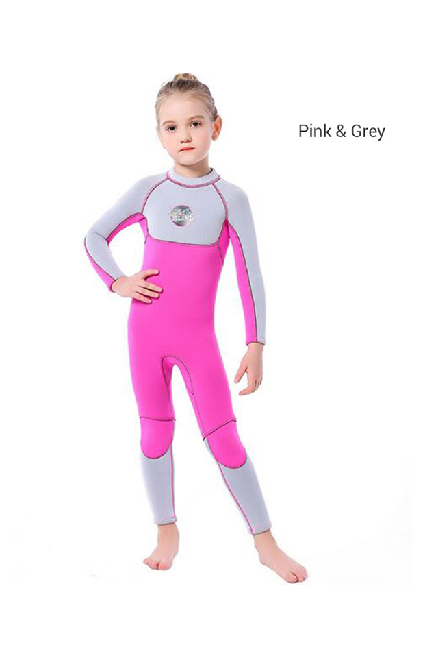 SLINX 3mm Kids Girls Winter Full Length Wetsuit
