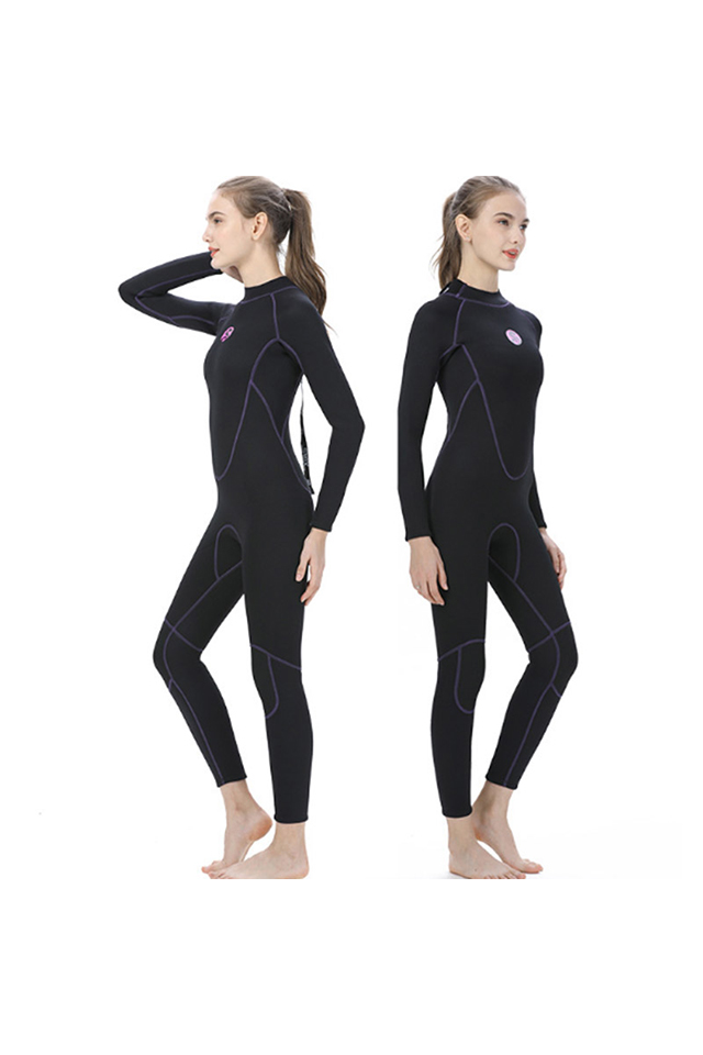 SLINX 3MM Women's All Black Full Length Wetsuit