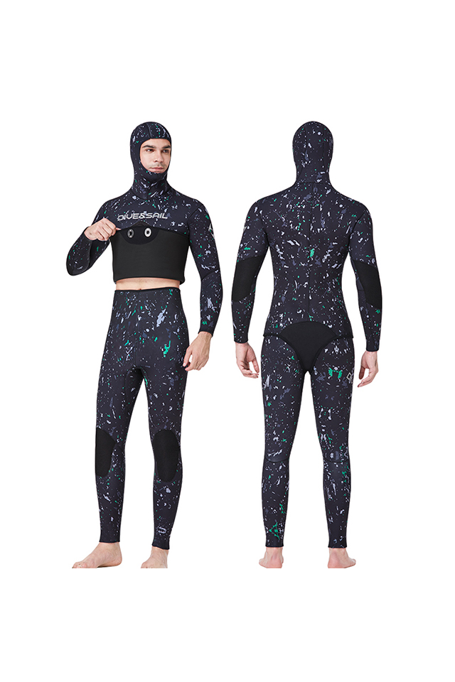 Dive & Sail 3MM 2 Piece Open Cell Lined Wetsuit