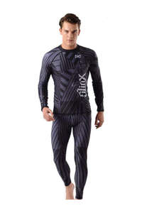 SLINX 2 Piece Lycra Dive Skin Suit Rashguard for Men