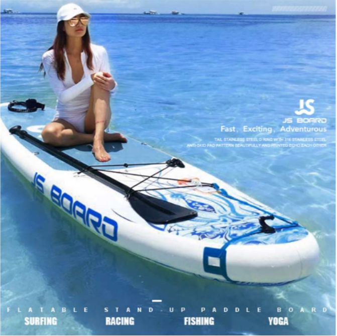 JS Jellyfish 11' 2 Person Single Fin Inflatable SUP Board