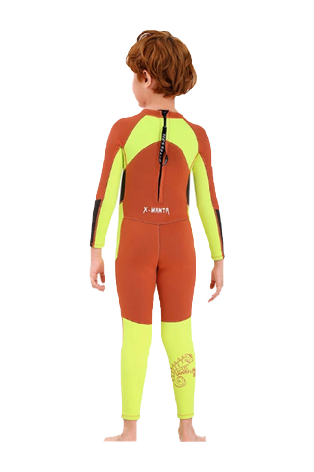 DIVE & SAIL Boys 2.5MM Multicolor Scuba Diving Wetsuit