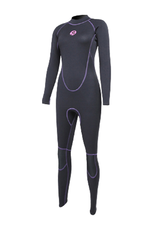 SLINX 3MM Women\'s All Black Full Length Wetsuit