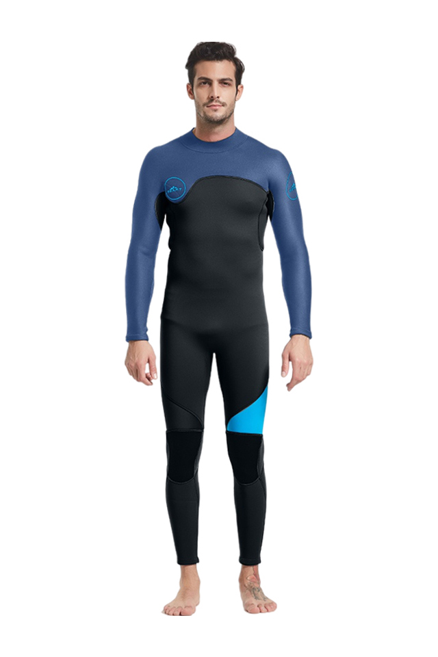 Sbart Mens 3MM Long Sleeve Neoprene Snorkeling Sunscreen Wetsuit