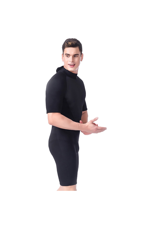 LIFURIOUS Men\'s 3MM Neoprene Shorty Back Zip Snorkeling Wetsuit